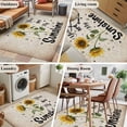 thumbnail image 5 of Vintage Sunflowers Runner Rug 2.7x5 FT, Non Slip Entryway Carpet, You Are My Sunshine Farmhouse Floral Washable Soft Floor Carpet Entrance Mat Non-Shedding Throw Rug for Hallway Laundry Room Bedside, 5 of 9