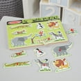 Melissa & Doug Zoo Animals Sound Puzzle Wooden Peg Puzzle With Sound