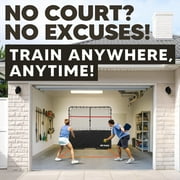 6ft Pickleball Rebounder Training Aid, Adjustable Angle Easy Setup & Storage - Perfect Your Forehands Backhands Dinks Volleys Accuracy Coordination Kitchen Control, Designed for Pickleball