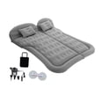 thumbnail image 3 of Genérico Inflable Coche Colchón de Aire Accesorio Impermeable con Bomba de Aire Cama de Coche Cama de Asiento Trasero para Automotriz SUV Al Aire Gris, 3 of 9