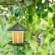 thumbnail image 5 of Comederos para pájaros, comedero para colibríes, comedero para pájaros colgante para jardín, patio, decoración exterior, alimento para pájaros, comedero para colibríes, 5 of 9