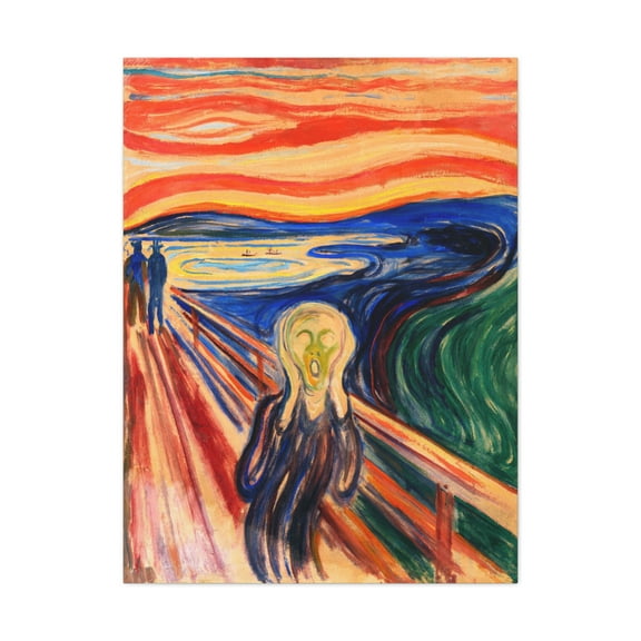Mazevoo | Edvard Munch's : The Scream | Reproduction Canvas Print