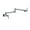 A, variant on Filler Tap Foldable Kitchen Faucet Single Cold Sink Tap Rotate Folding Spout Chrome Brass Wall Mounted Crane ,Leak Proof Design