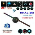 thumbnail image 2 of Holographic Fan, 3D Fan Hologram Projector T40 Wall-Mounted Support Images And Video Wifi Led Sign Holographic Lamp Player Advertising Display ,Creating Good Attraction, 2 of 7