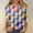 #_001Dark Purple, variant on Easter Shirt Women 3/4 Length Sleeve Crew Neck Shirts Dressy Bunny Rabbit Eggs Graphic Tops Vacation Loose Fit Cozy Tee Tops Blue XL