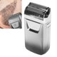 thumbnail image 1 of Cortapelos Eléctrico De Lámina, Cortador De Acero Inoxidable De Ajuste Perfecto, Cortapelos De Doble Lámina Para Hombres Para Uso En Viajes, 1 of 7
