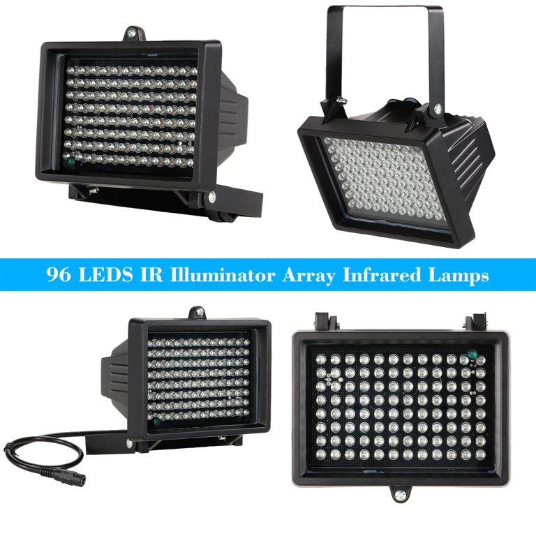 96 LEDS IR Illuminator Array Infrared Lamps Night Vision Outdoor Waterproof  For CCTV Camera 