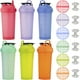 thumbnail image 2 of Botellas mezcladoras Hydra Cup ProFlow, paquete de 6 (28 oz) | Vasos mezcladores de proteínas con bola batidora, tapa a prueba de fugas, asa de transporte oculta | Mezclador de gimnasio sin BPA para p, 2 of 5