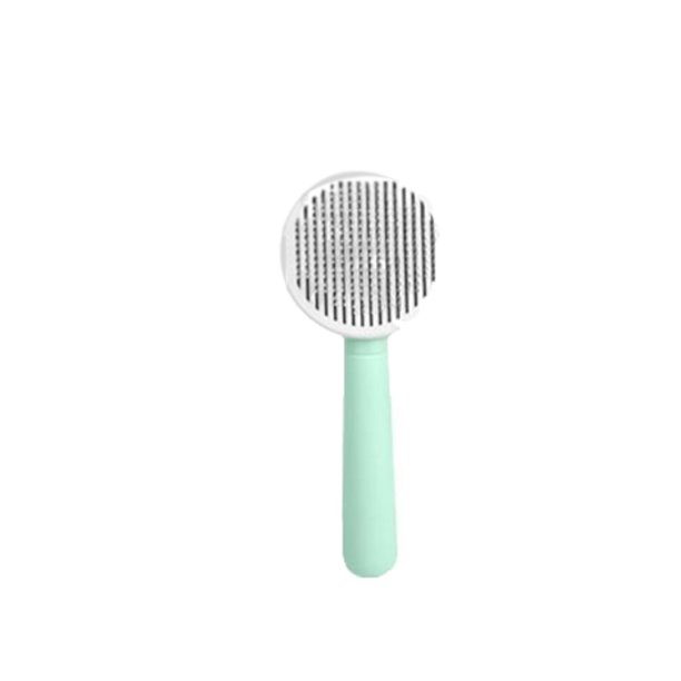 Greeniant Cepillo para quitar el pelo de mascotas, cepillos antideslizantes para peinar el cabello, cuidado de la salud, masaje, salón profesional para el Aseo de mascotas Verde Greeniant PT003997-02