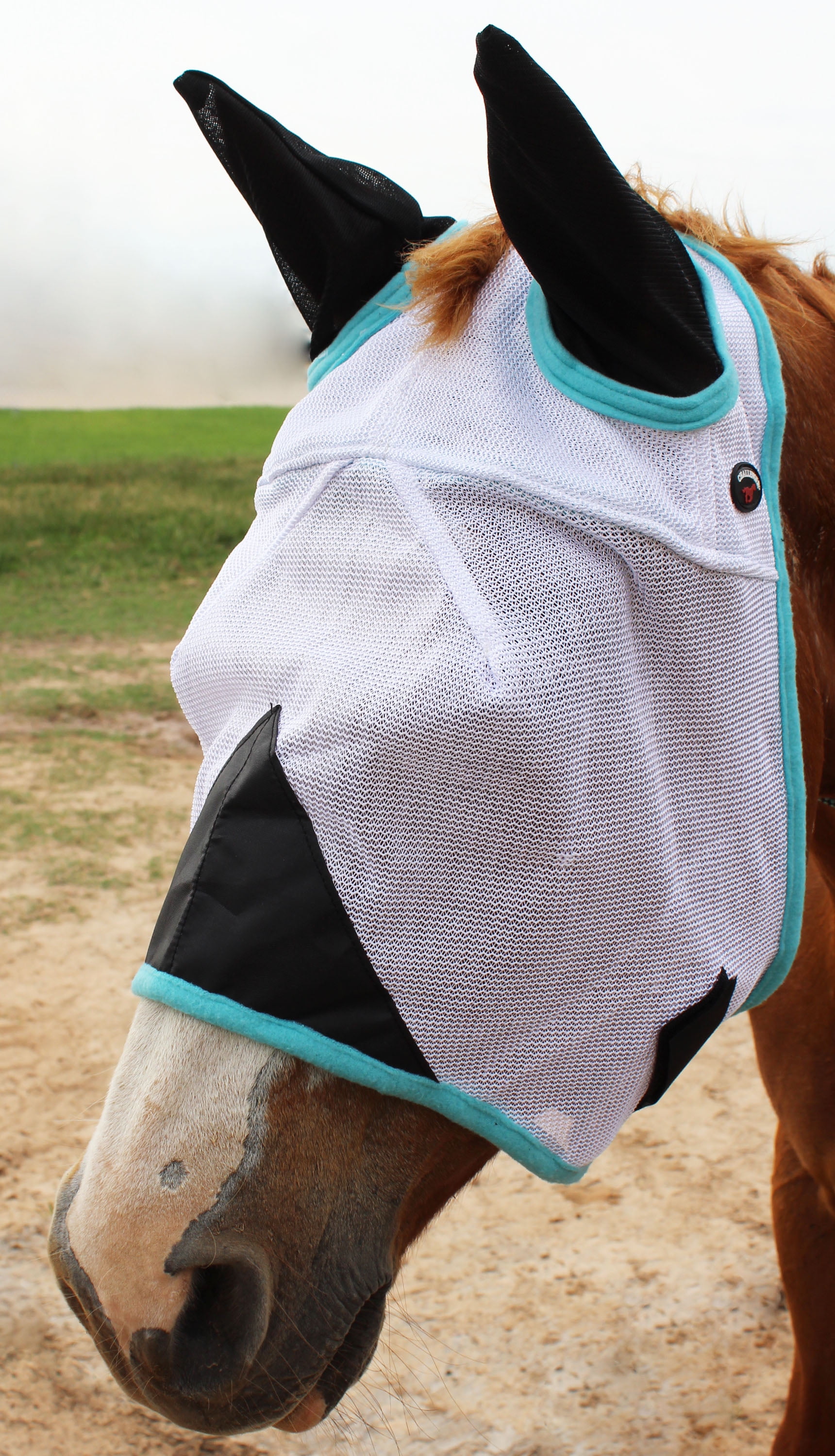 Equine Horse Fly Mask Summer Spring Airflow Mesh UV Mosquitoes Bugs