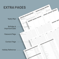 thumbnail image 6 of POPRUN Monthly Planner 2027-2028, 6.5" x 8.5" (Jan 27-Jun 28), 18 Month Calendar Book with Pocket & Monthly Tabs, Leather Softcover, Night Sky Blue, 6 of 9
