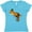 Aqua, variant on Inktastic T-Rex King of Oktoberfest Women's V-Neck T-Shirt
