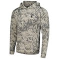 thumbnail image 2 of Men's-Levelwear  Tan Pittsburgh Pirates Insignia Lightweight Long Sleeve Hooded T-Shirt, 2 of 3