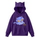 thumbnail image 1 of pop Huntrix Print Cat Ears Hoodie with De-mon Sweatshirt Dem on Hunting Trendy Pullover All-over Print Fashion Casual Long Sleeve Sweatshirt Pullover Casual Streetwear XL, 1 of 4