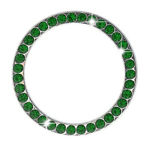 Riwesomey Adhesivo de dirección Aleación de zinc Suministros para automóviles Atractivo adhesivo Paster Artesanía Pegatinas interiores Suministros para Automoción decorativa y accesorios Verde Riwesomey VI015327-06B