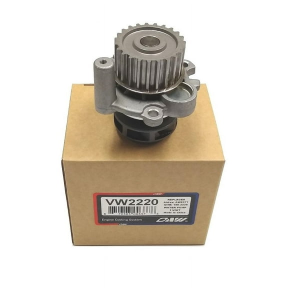 OAW VW2220 Water Pump for 99-15 Volkswagen Jetta, 98-06 Golf, 98-05 Beetle 2.0L & 00-06 Audi TT, 01-06 A4, 99-05 Beetle, 00-06 Golf, 00-05 Jetta Passat 1.8L Turbo