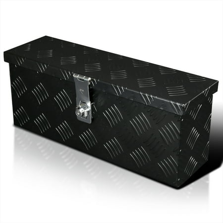 

Spec-D Tuning 20 Heavy Duty Black Aluminum Tool Box Truck Pickup Trailer Storage+Lock+keys