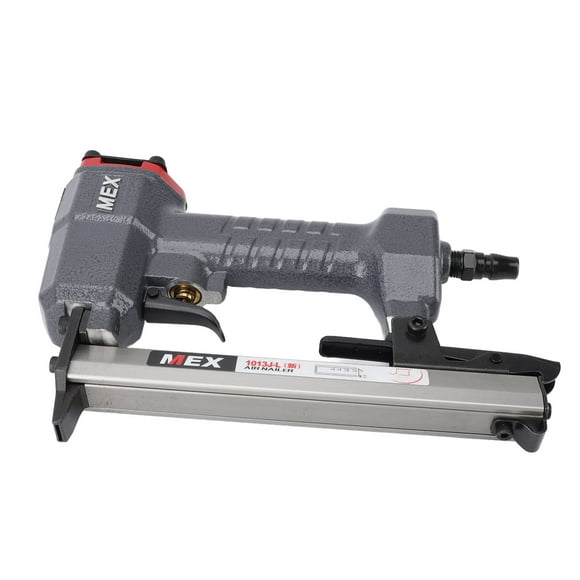 Pneumatic Nailer U Shape Air Nailer with Wrench Portable Nail Stapler Holds 100 Nails for Woodworking Flooring Roofing