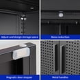 thumbnail image 3 of Yesfashion Steel Storage Cabinet with Adjustable Shelves, Garage Cabinet, File Cabinet for Home Office Garage Cabinet, 3 of 7