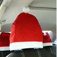 thumbnail image 1 of Reposacabezas de Coche XWSHYW con Diseño navideño Gorro de Papá Noel Grande, 1 of 6