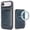 Blue, variant on 2 In 1 Functuon Case for iPhone Air, PU Leather Detachable Magnetic Card Bag, Support Magnetic Wireless Charger, Shockproof Protective Lightweight Phone Cover for iPhone Air, Green