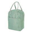 thumbnail image 3 of Mainstays Green Reusable Round Top Polyester Lunch Bag with Zippered Main Compartment, 3 of 5