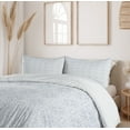 thumbnail image 6 of Ambesonne Grey Duvet Cover Sets, Neutral Floral Vintage Motif, 2-Queen, White and Grey, 6 of 7