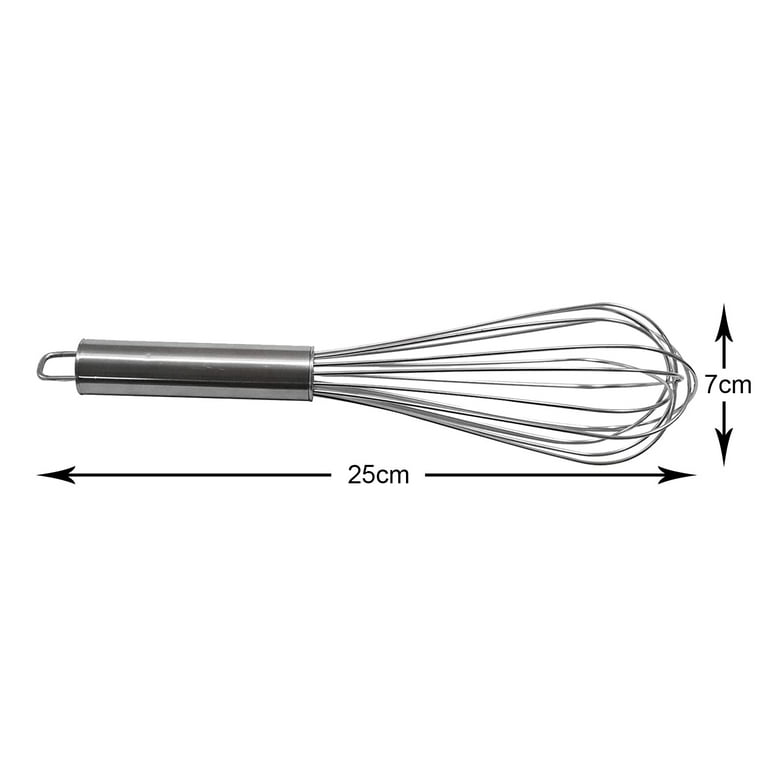 GCP Products 4 Pieces Stainless Steel Whisks Set Wire Whisk Balloon Whisk  Egg Beater Kitchen Utensils