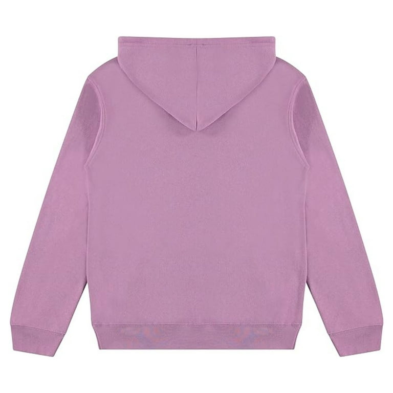 Disney Ladies Lilo and Stitch Sweatshirt, Classic Printed Stitch Hoodie  Purple - XL 