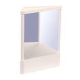 thumbnail image 1 of Miroir de Maquillage Non-Réversible Précision Image Véritable Miroir de Table Non-Magnifiant Réflexions Réelles Miroir de Beauté compatible avec Votre Visage Jikaix Newway CPDD, 1 of 5