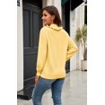thumbnail image 4 of NAYTOAO Women Ruffle Collar Polo Knit Sweater Long Sleeve Button Pullover, 4 of 7