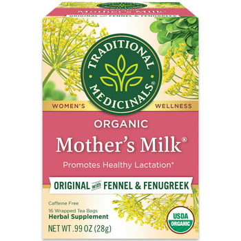 Traditional Medicinals Tea,  Mother's Milk, Tea Bags, 16 Count