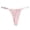 Pink, variant on COMVALUE Womens Hollow-Out Breathable Low-Rise Sexy Lace Thongs Comfortable T-Back Panties (Coffee, M)