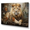 thumbnail image 2 of Designart "Lion composition Of Nature I" Animals Canvas Print, 2 of 5