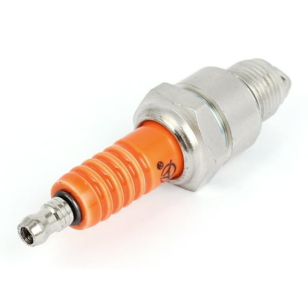 Unique Bargains Torch E6TC Orangered Spark Plug for Womens Motocycle