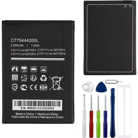 Replacement Battery C775444200L Compatible with BLU C5L MAX C0170 with Tools