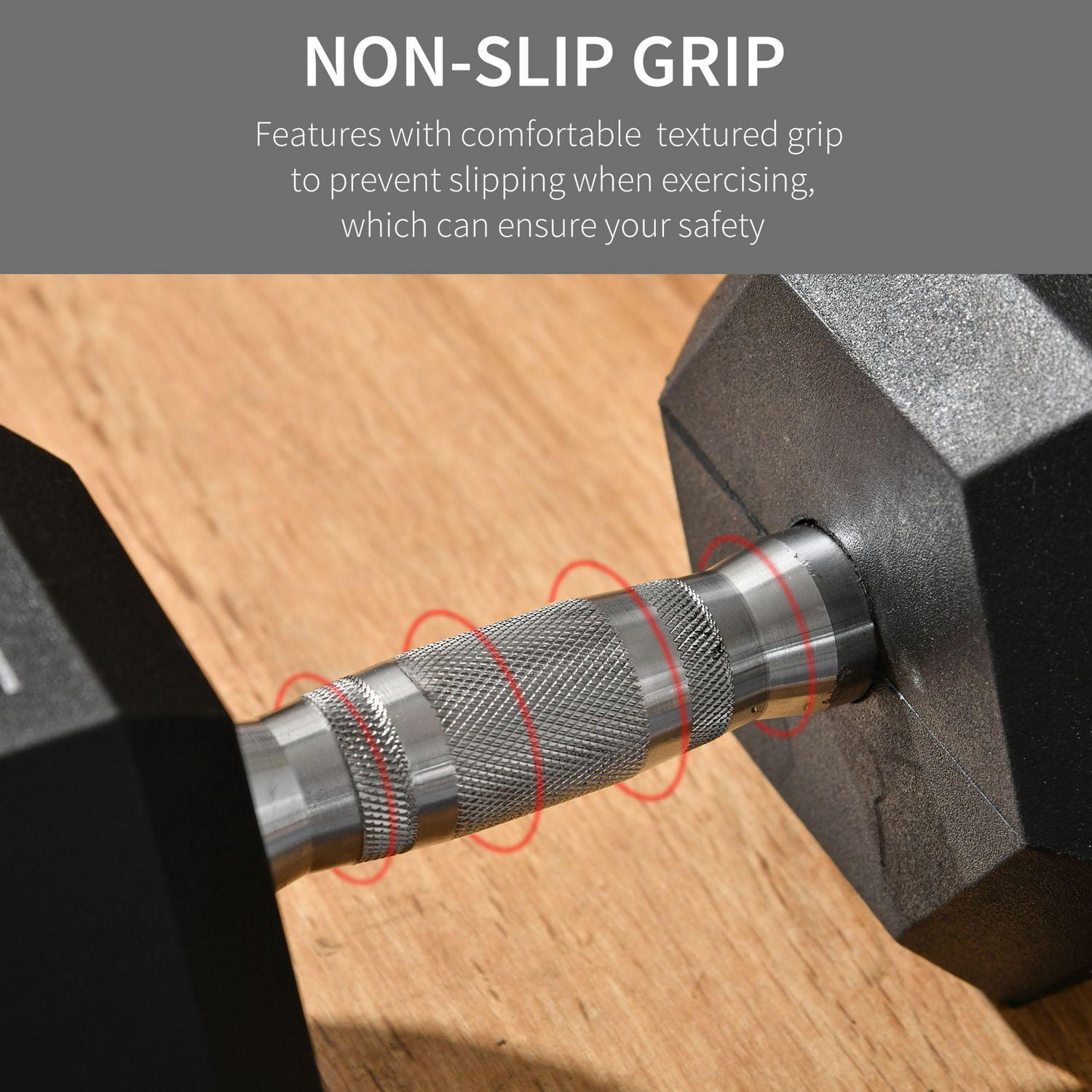 Soozier Haltère courte 50 lbs entraînement musculaire & haltérophilie caoutchouc