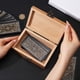 thumbnail image 3 of Caja de madera de haya "La Emperatriz" para guardar cartas del tarot, joyero para grabar cartas del tarot, soporte para guardar herramientas sagradas, 13 x 8 x 3,7 cm., 3 of 7