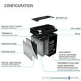thumbnail image 3 of YB12A-A 12V 12AH Replacement Battery Compatible with Superior CB12A-A, 3 of 6