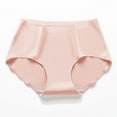 thumbnail image 5 of loopsun Womens Briefs,Women's Ice Silk Traceless Mid Waist Large Honeycomb Underwear For Women, 5 of 5