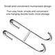 thumbnail image 4 of Bearachild S-Shaped Storage Hook Household Bathroom Universal Hook Steel Hanger Holding Organizer Stainless Hangers Simple Towel Accesorios de baño, 4 of 6