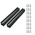 thumbnail image 1 of KFFKFF Undermount Drawer Slides, 40 inch, Full Extension Ball Bearing Under Stair Cabinet Rails, 260 LB Load Capacity Heavy Duty Bottom Stair Cabinet Glides Track Runners, 1 of 9