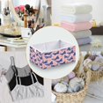 thumbnail image 5 of Storage Basket Foldable Open Organizers for Clothes Toys Books15.75x10.63x6.96in Blue-purple Swallowtail Butterfly, 5 of 8