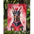 thumbnail image 3 of Doberman Pinscher My Valentine Garden Flag 11.25 in x 15.5 in, 3 of 5