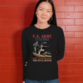 thumbnail image 4 of US Army 250 Anniversary Women's Long Sleeve T-shirt Military Veteran DD 214 Patriotic, 4 of 7