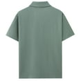 thumbnail image 6 of Button Up Shirts for Men Casual Vocation Beach Short Sleeve T-Shirt with Pocket, XL, 6 of 8