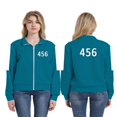 thumbnail image 3 of 1set Hoodie Jacket Stand Collar Sweatshirt Squid Game Suit Man Woman 145, 3 of 5