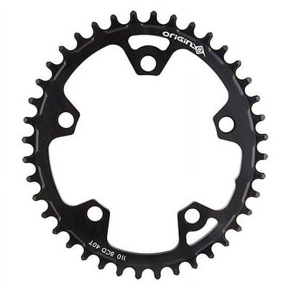 Origin8 Holdfast Oval 1x Chainring 40t 104 BCD 5-Bolt 10/11-Speed Aluminum Blk