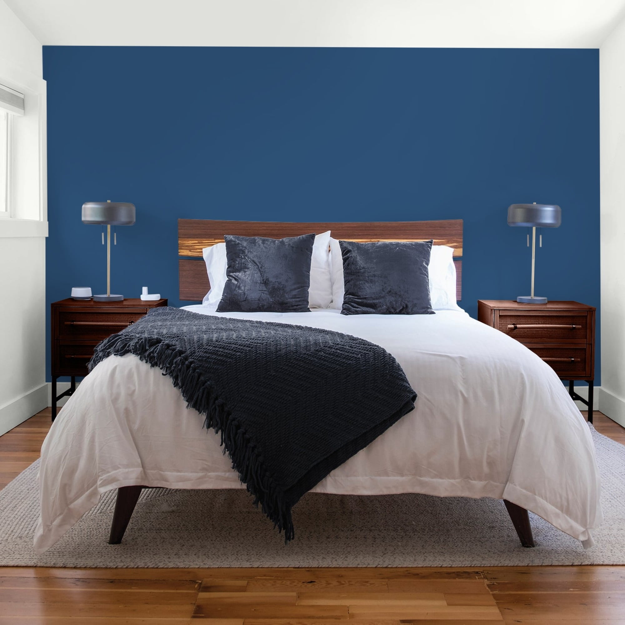 Glidden High Endurance Plus Blue Tang Flat Interior Paint and Primer, 1 Quart