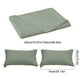 thumbnail image 3 of Juego de sábanas de poliéster de color sólido | Ropa de cama lavable Easy Care | Se adapta a muchos tamaños de colchón | 1 Sábana 180x230cm + 2 Fundas de Almohada 74x48cm | Múltiples colores, 3 of 6